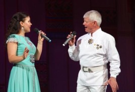 Праздничный концерт звезд чувашской эстрады в Санкт-Петербурге в День защитника отечества.